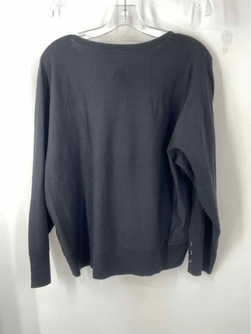 Size L Chico's Black Sweater