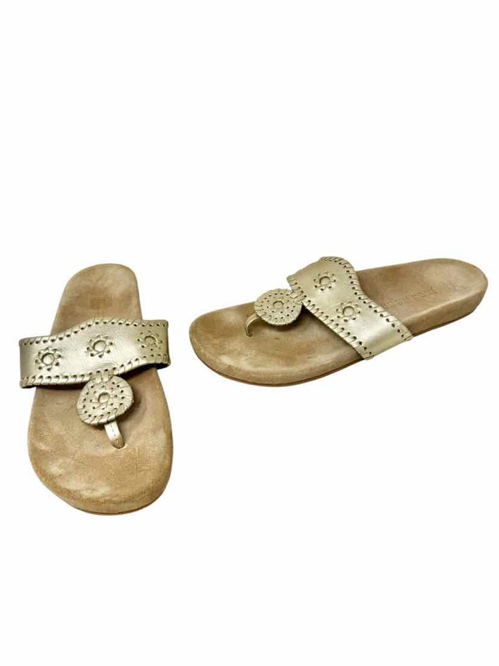 Shoe Size 10 Jack Rogers Gold Sandals