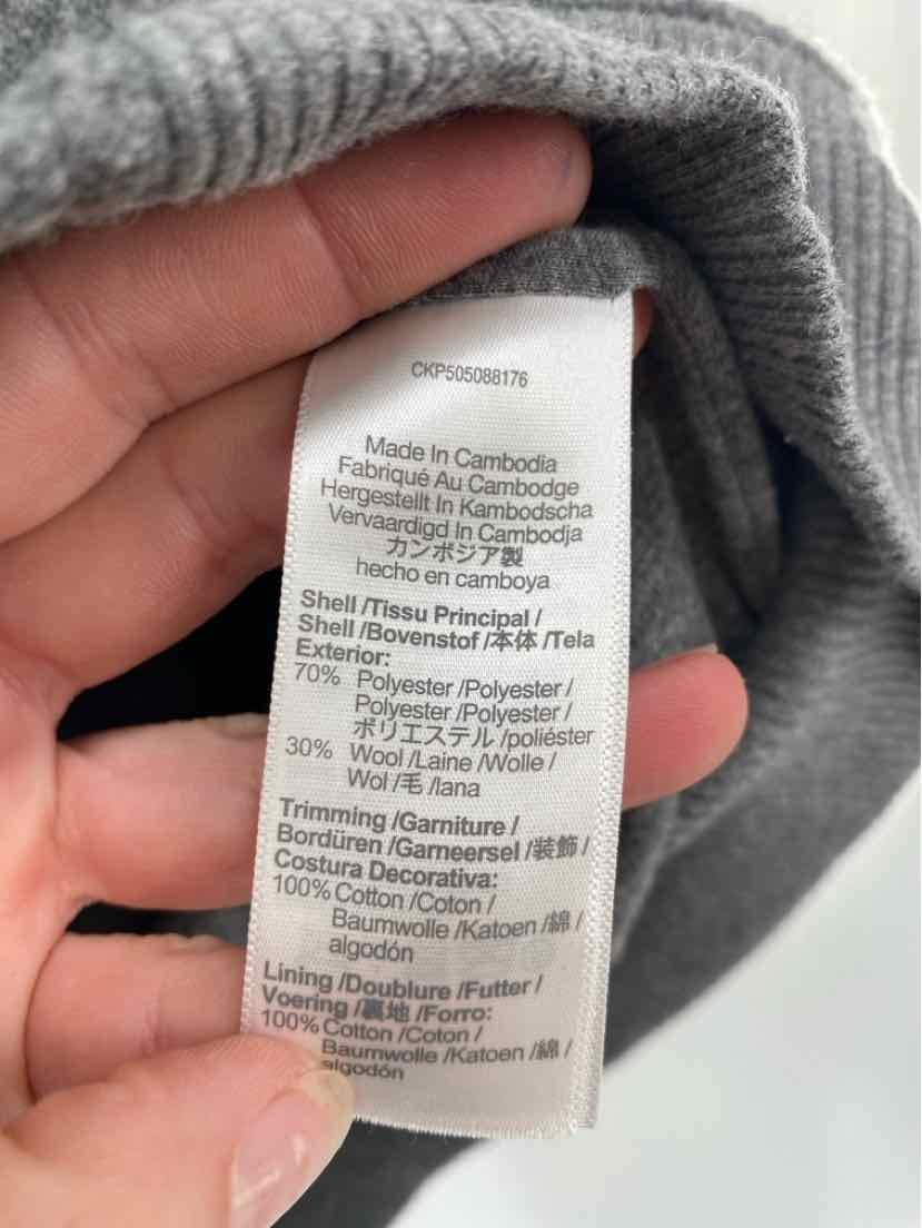 Size XS MADEWELL Gray Wool Jacket
