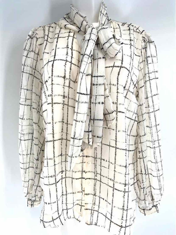 Size 10 Chico's Cream Shirt
