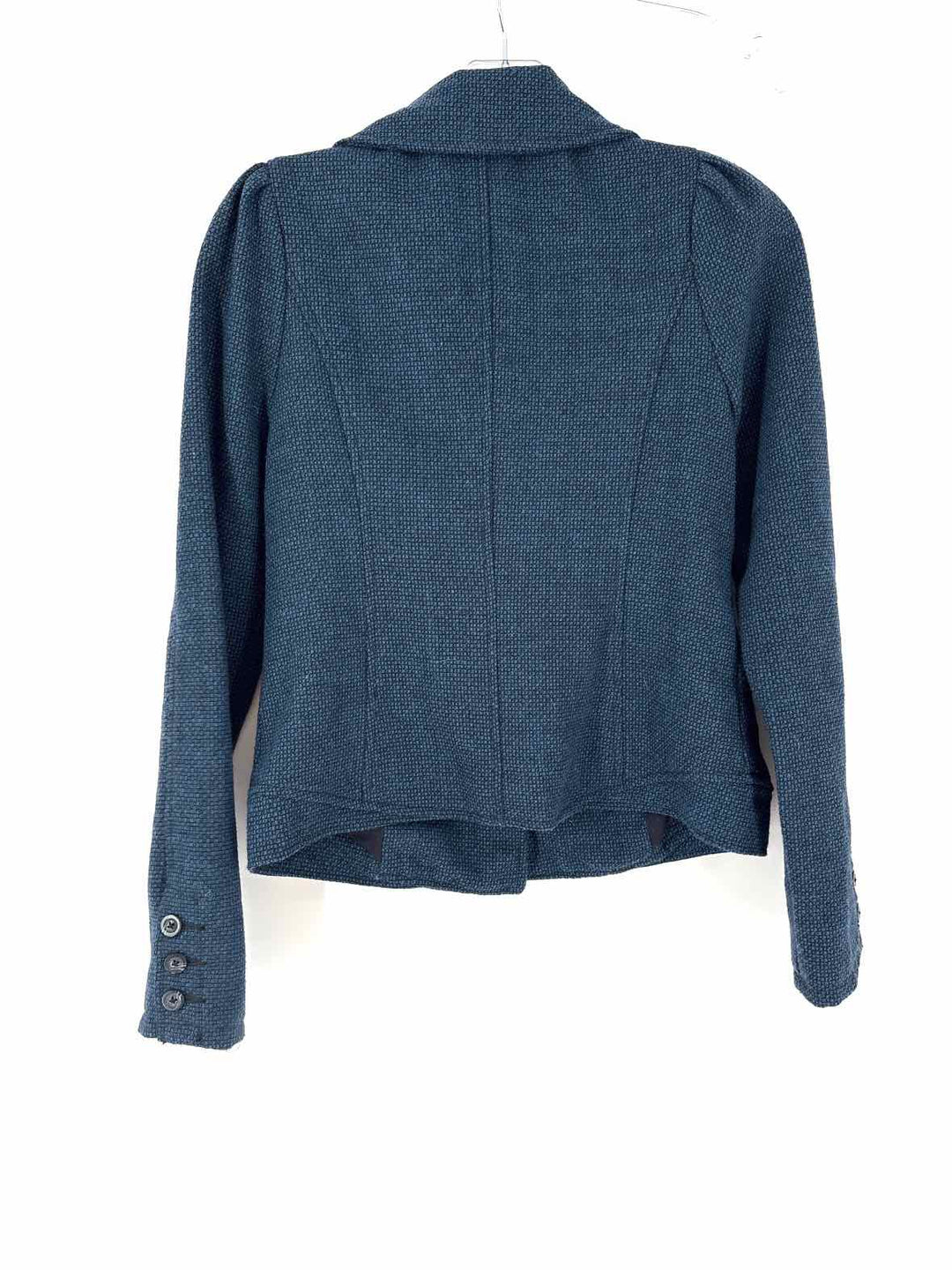Size S FREE PEOPLE Teal Knit Blazer
