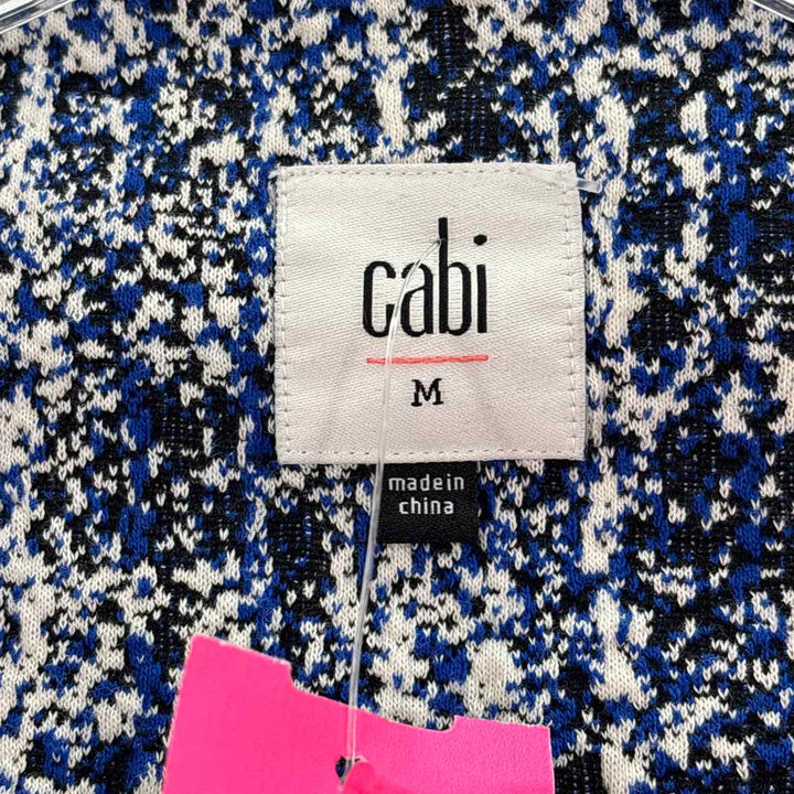 Size M CABI Blue Print Sweater