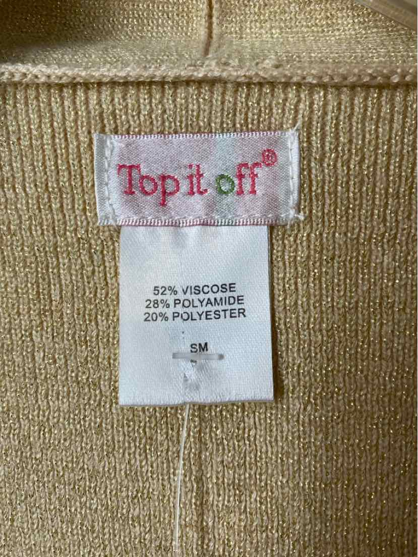 Size S/M Gold Cardigan