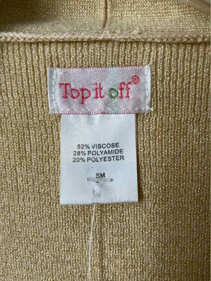Size S/M Gold Cardigan