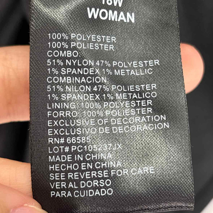 Size 18W Black Dress