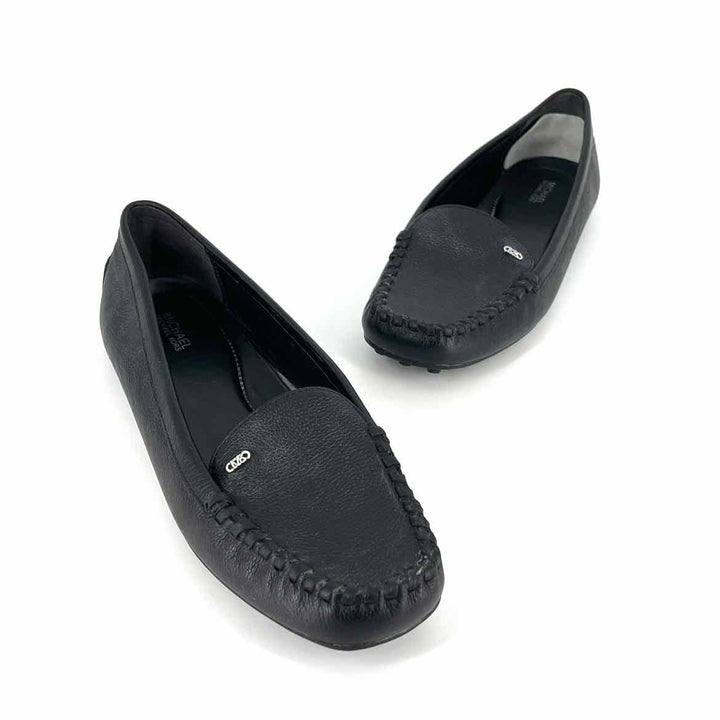 Shoe Size 9 Michael Kors Black Leather Flats