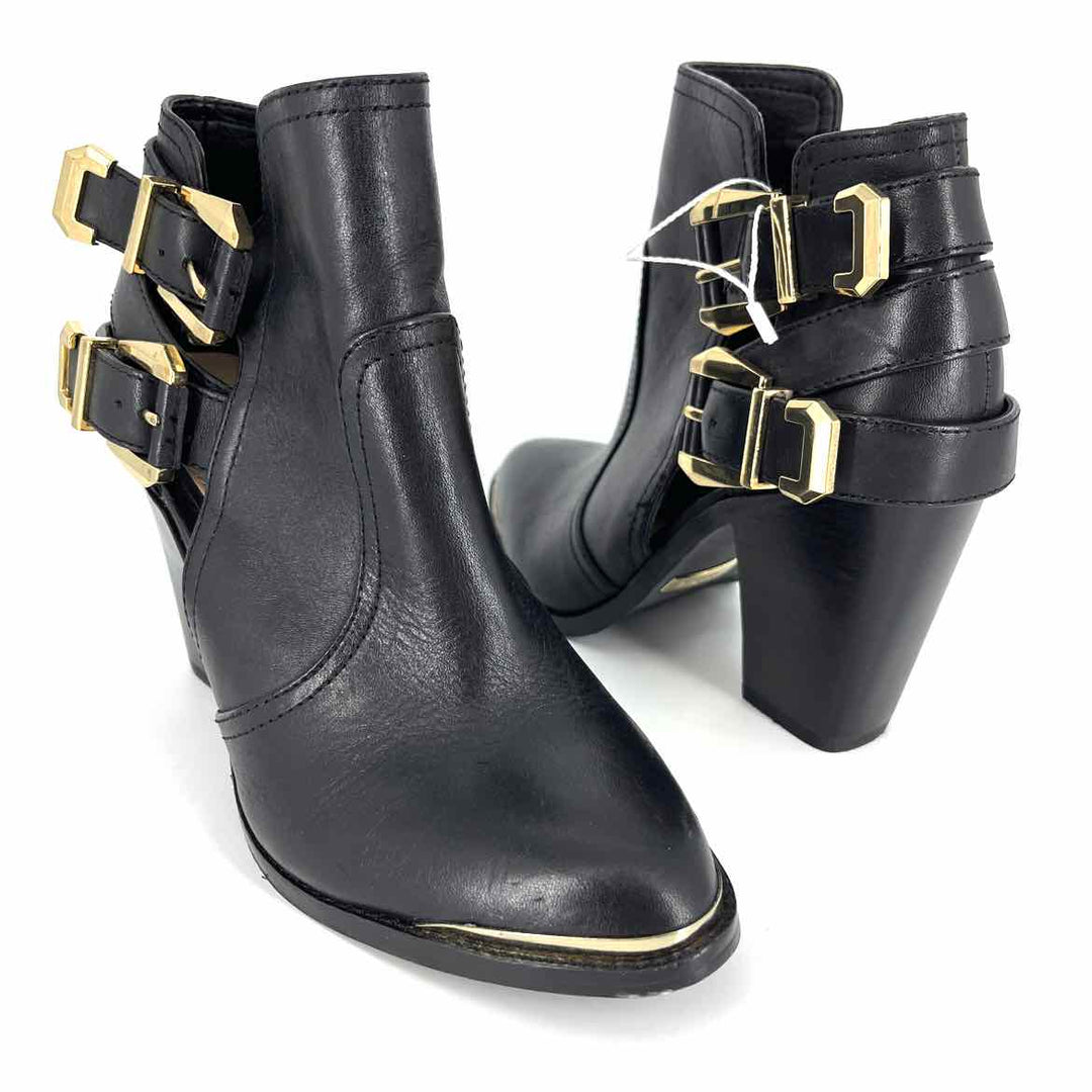 Shoe Size 6 Gianni Bini Black Leather Boots