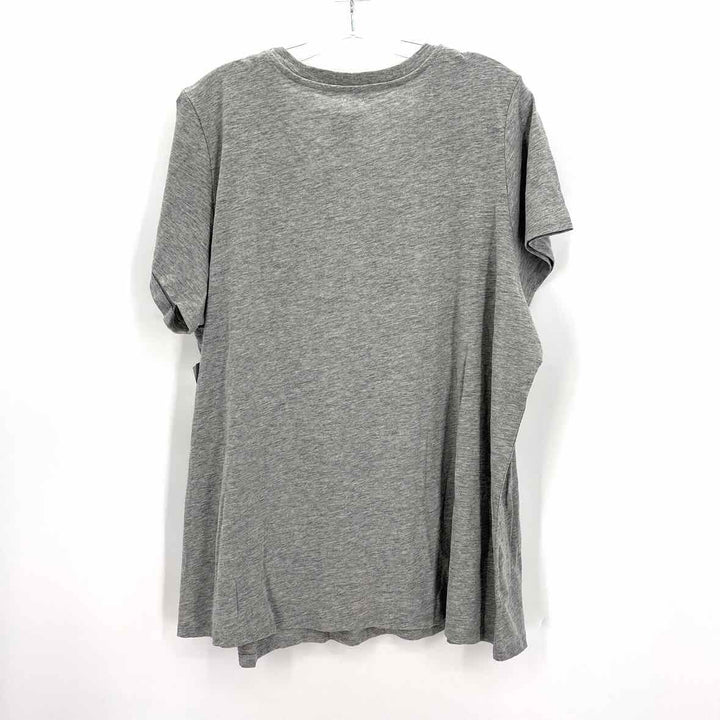 Size 22/24 LANE BRYANT Gray Sequined Shirt
