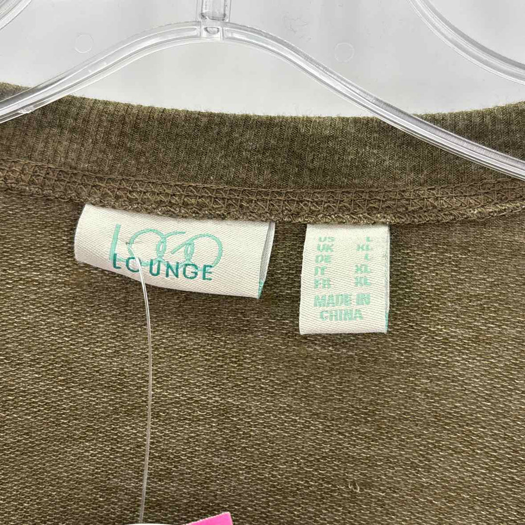 Size L LOGO Brown Knit Shirt
