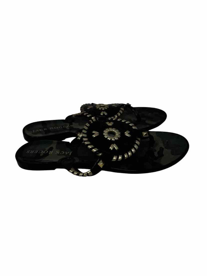 Shoe Size 7 Jack Rogers Green Print Sandals
