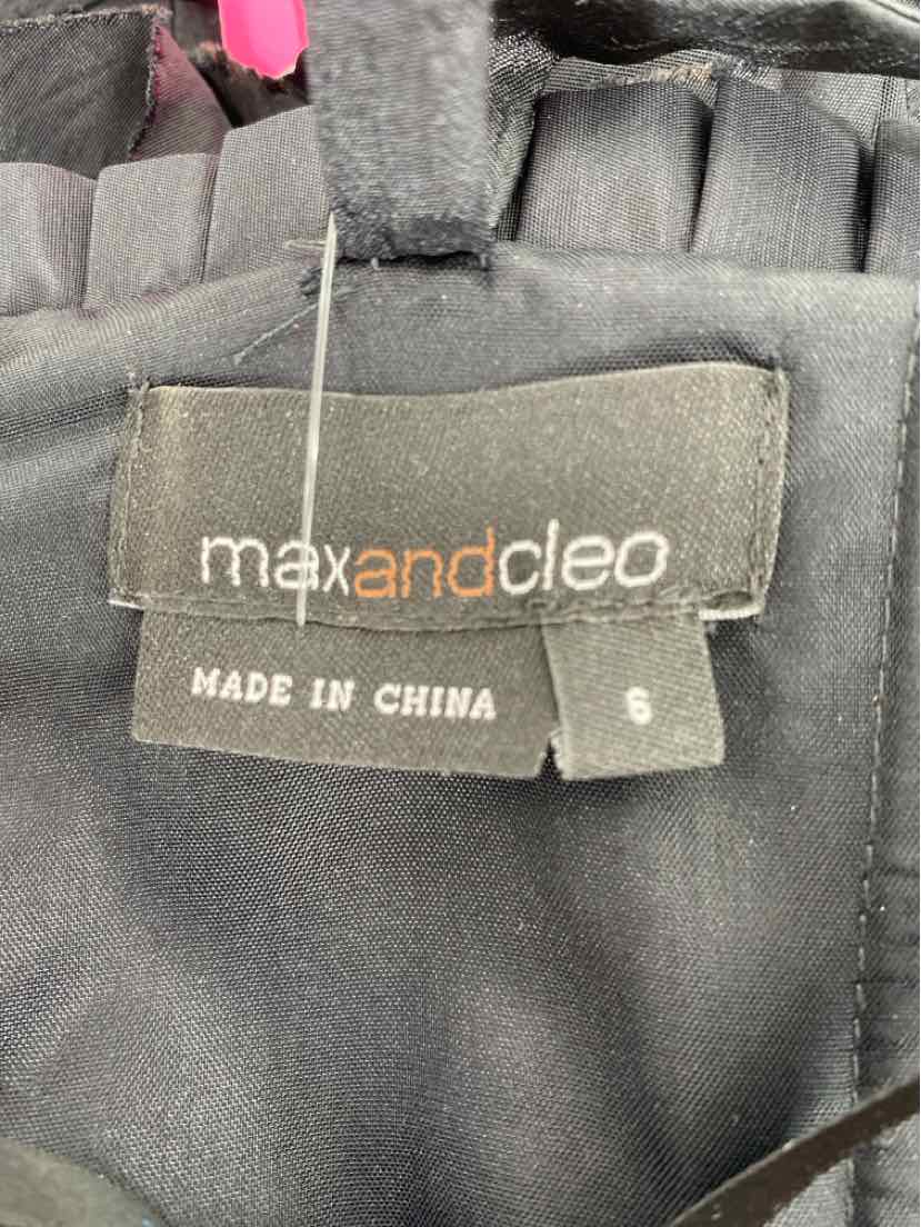 Size 6 MAX & CLEO Black Dress