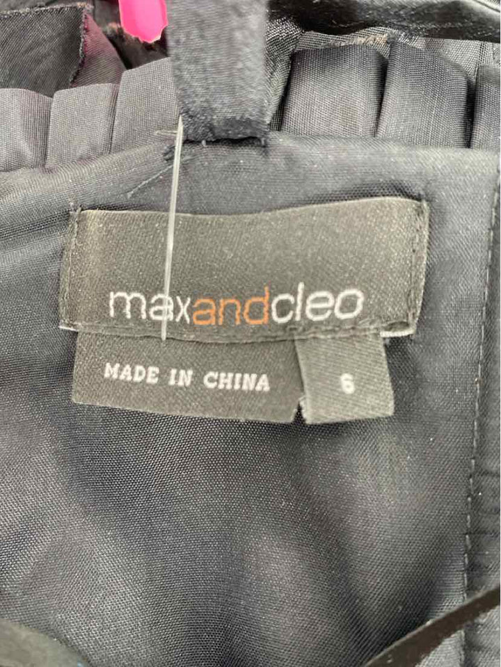 Size 6 MAX & CLEO Black Dress