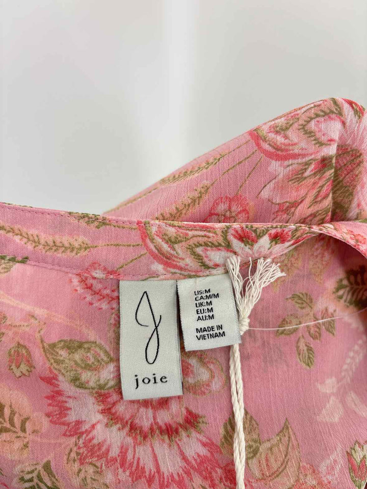 Size M JOIE PINK PRINT Shirt