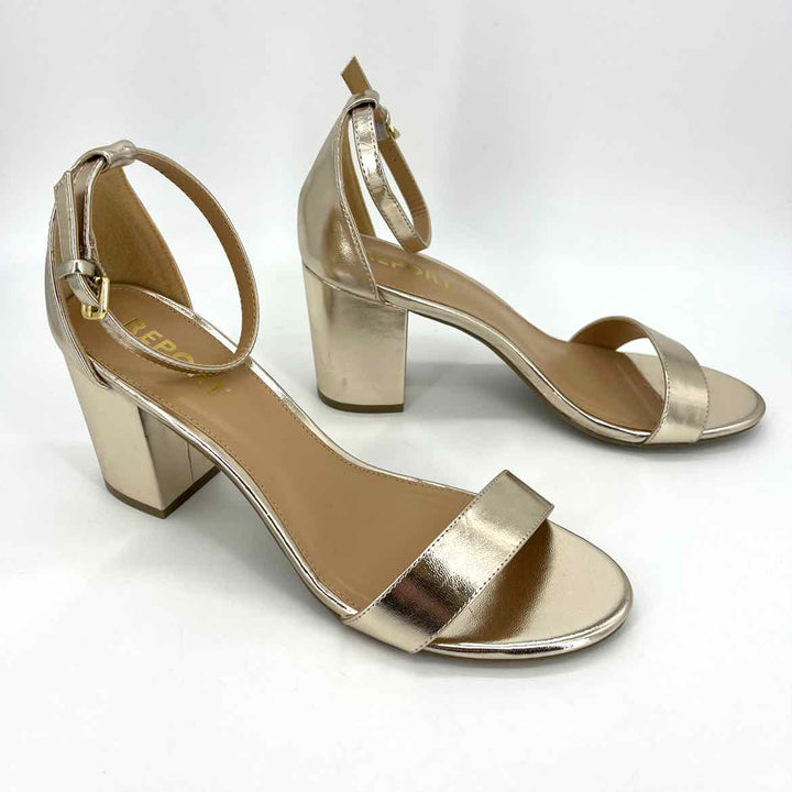 Shoe Size 9 REPORT Gold Sandals