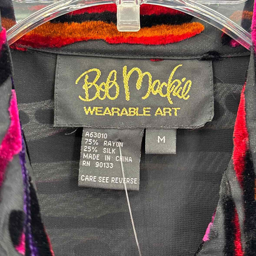 Size M BOB MACKIE Black Shirt