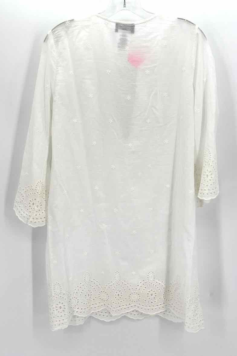 Size M Talbots White Cotton Shirt