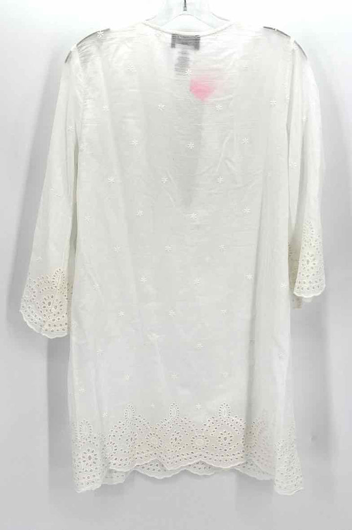 Size M Talbots White Cotton Shirt