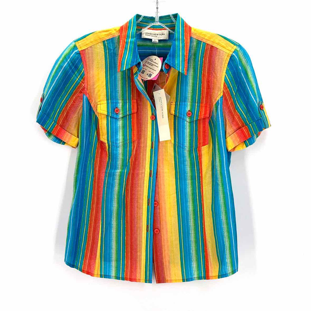 Size S Jones New York Multi-Color Shirt