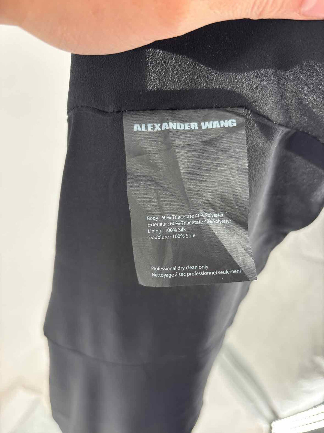 Size 2 ALEXANDER WANG Black Dress