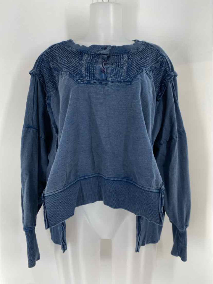 Size M Pilcro & the Letterpress Blue Shirt