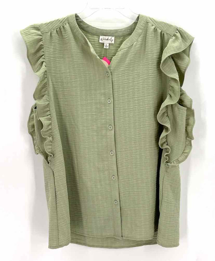 Size XL WONDERLY Sage Shirt