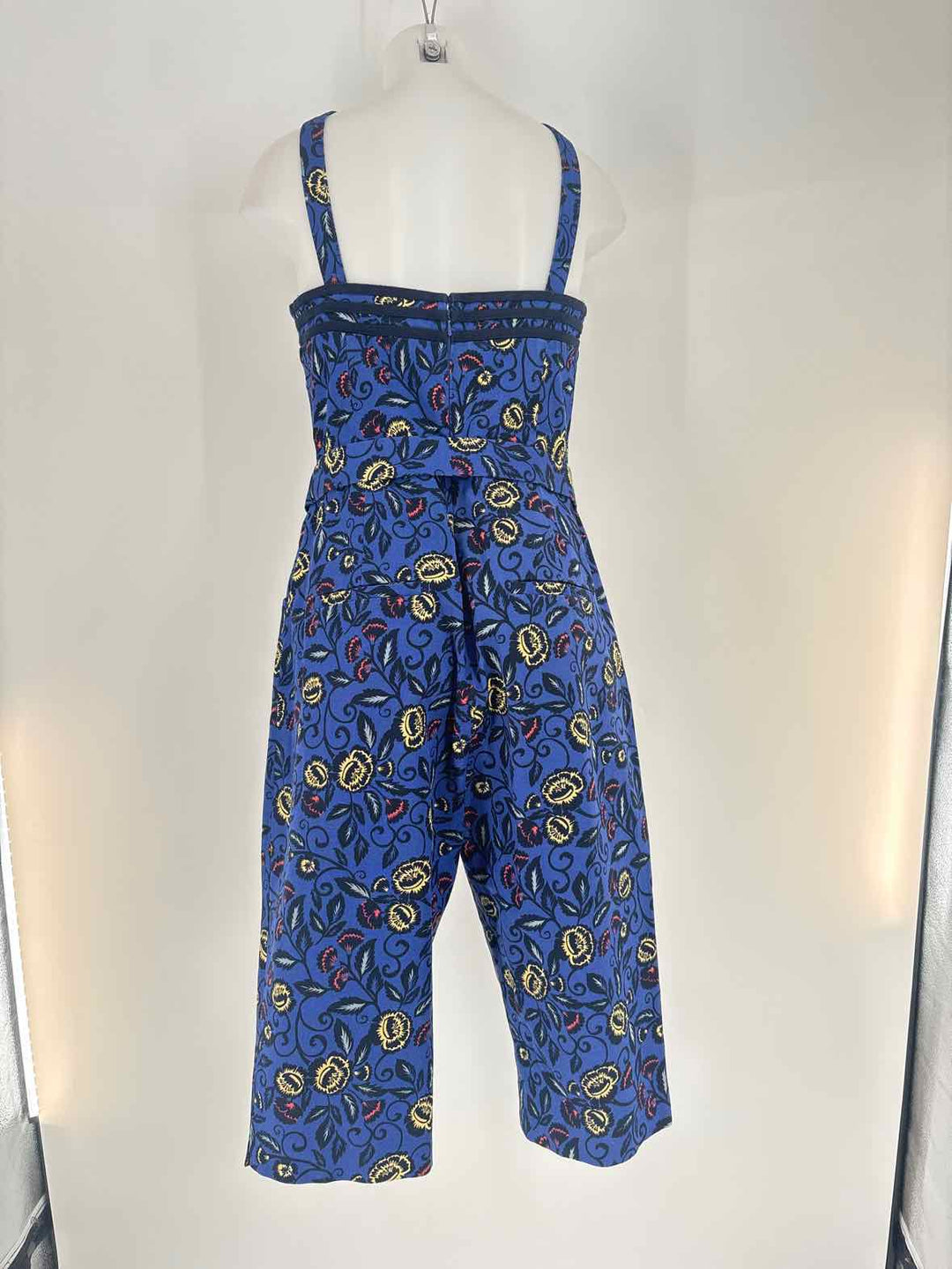 Size 12 Anthropologie Blue Print Pants