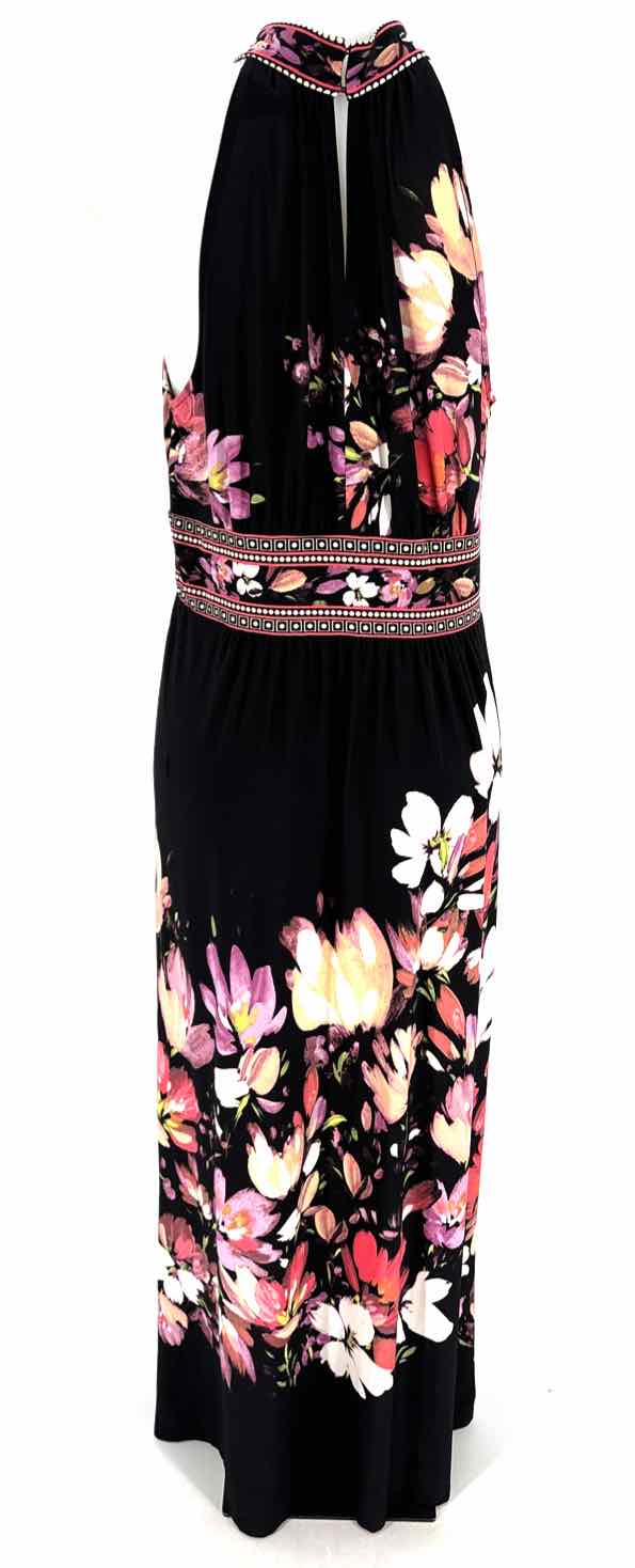 Size 12 Black Print Dress