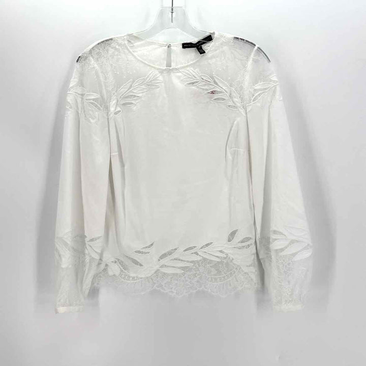 Size 2 White House Black Market White Shirt