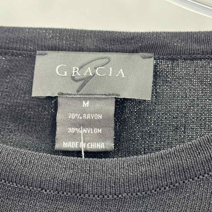 Size M GRACIA Black/White Shirt