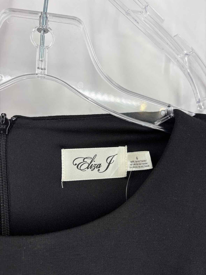 Size 6 ELIZA J Black Dress