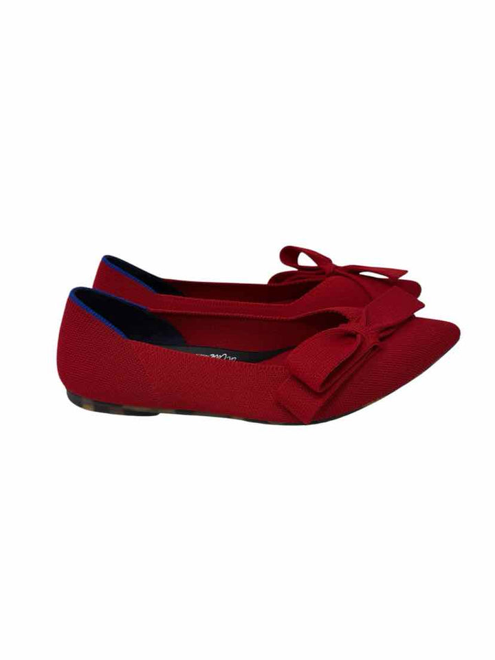 Shoe Size 8 ROTHY'S Red Flats