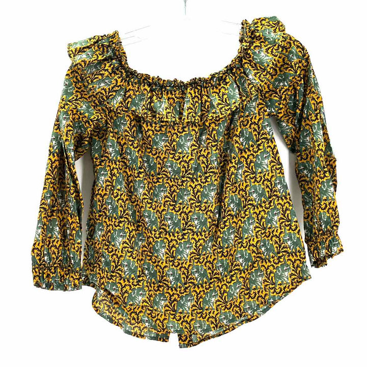 Size 2 J Crew Multi-Color Shirt