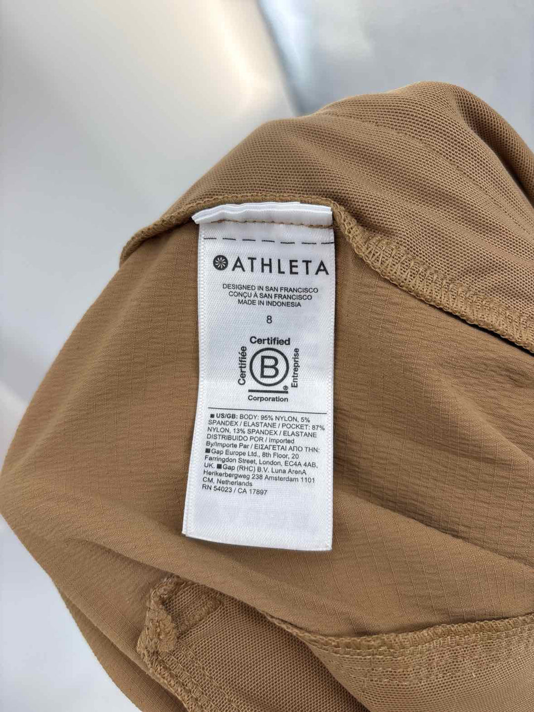 Size 8 Athleta Tan Pants