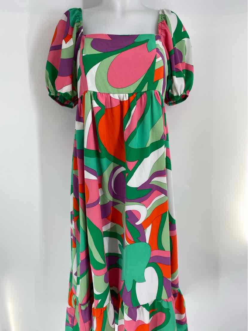 Size L TCEC Multi-Color Dress