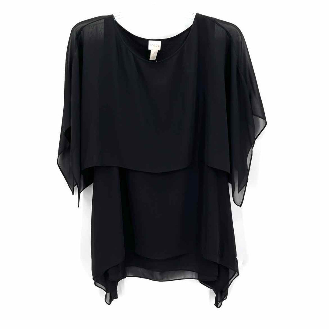 Size XL Chico's Black Shirt