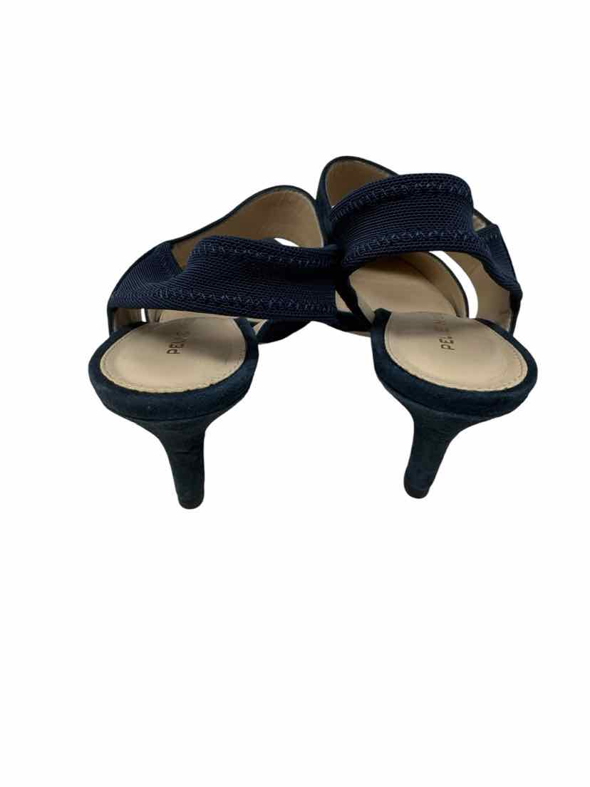 Shoe Size 6 PELLE MODE Navy Suede Pumps