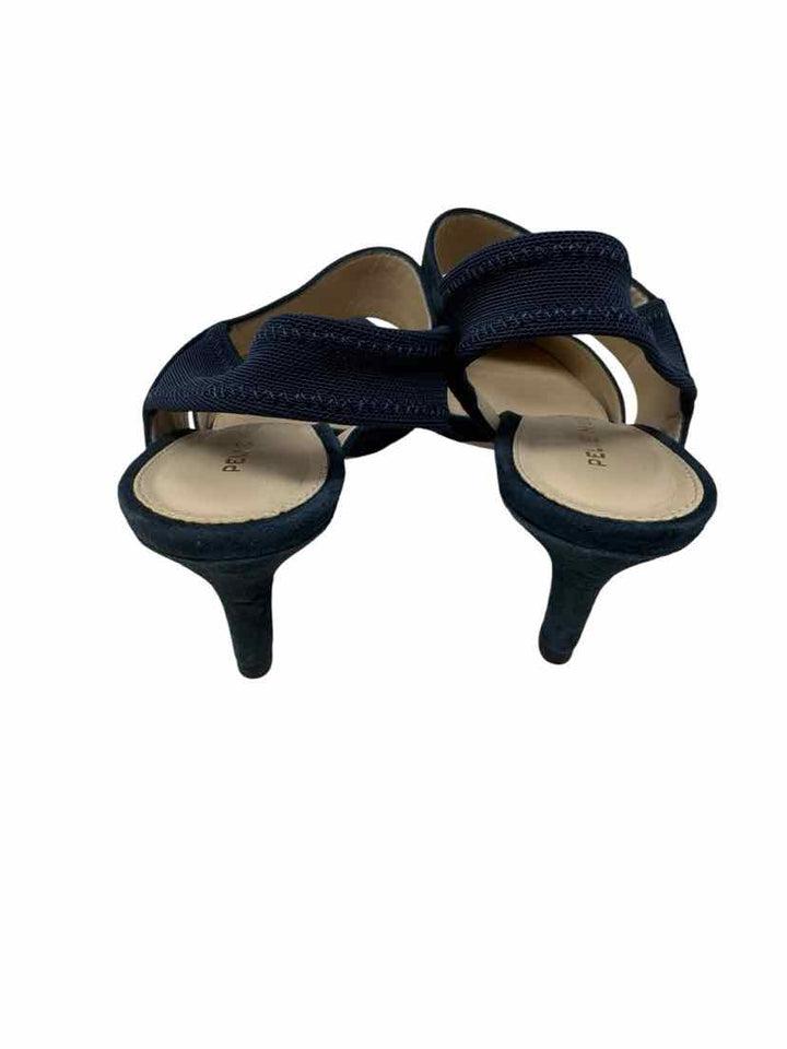 Shoe Size 6 PELLE MODE Navy Suede Pumps