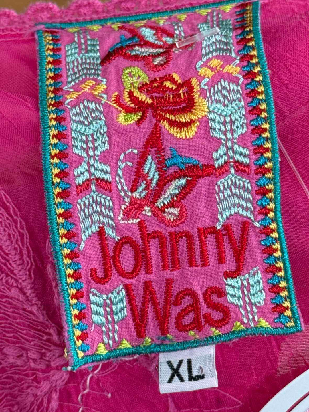 Size XL Johnny Was Pink Shirt