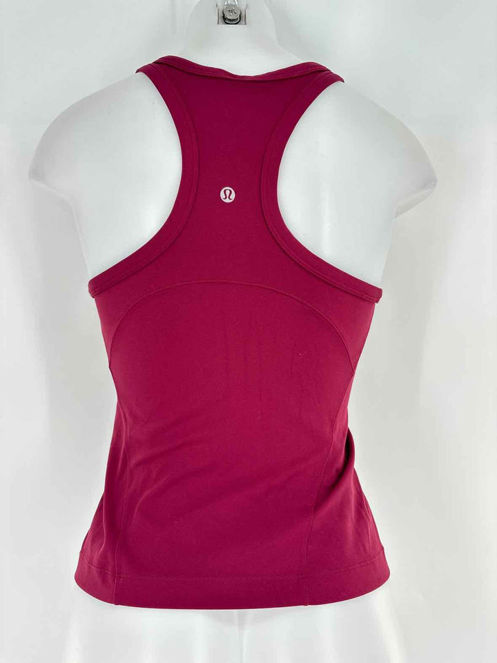 Size 6 Lululemon Burgundy Shirt