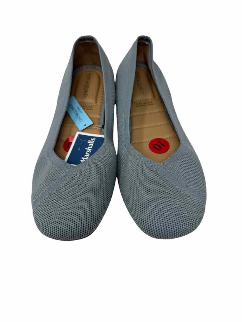 Shoe Size 10 CYNTHIA ROWLEY Gray Flats
