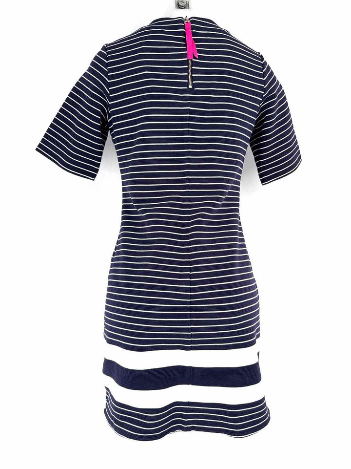 Size 6 JOULES Navy Print Dress