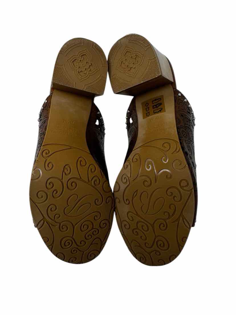 Shoe Size 6.5 BRIGHTON Tan Leather Sandals