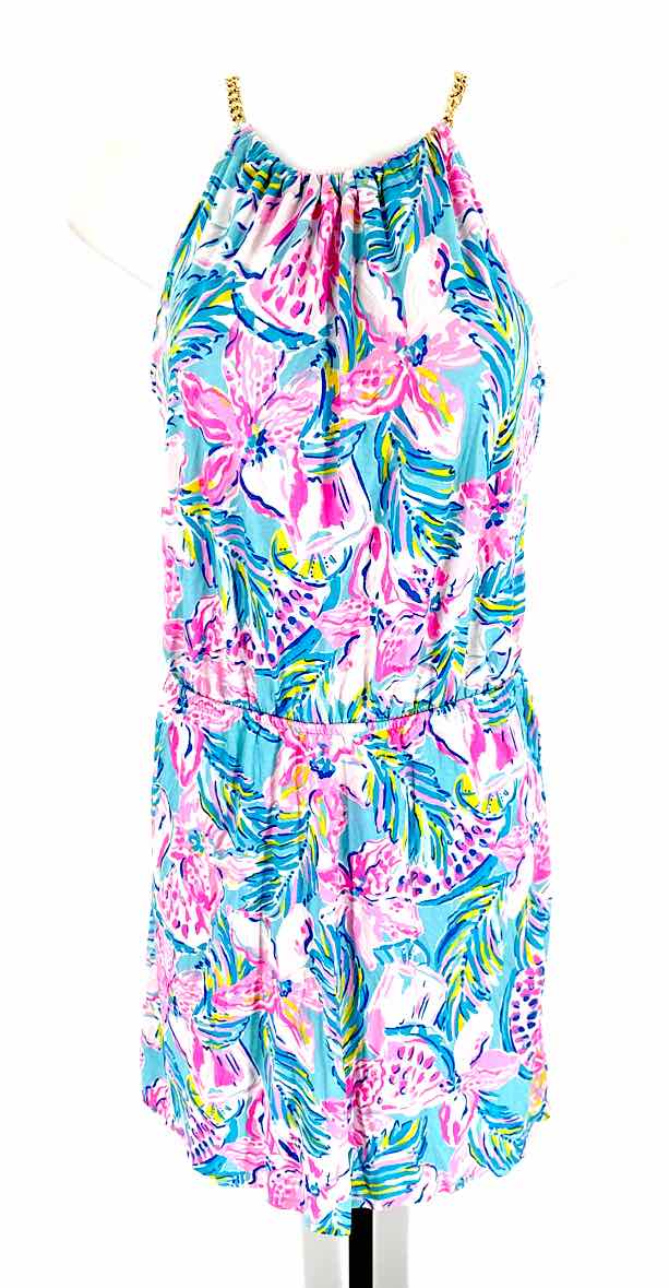 Size M Lilly Pulitzer Multi-Color Knit Romper