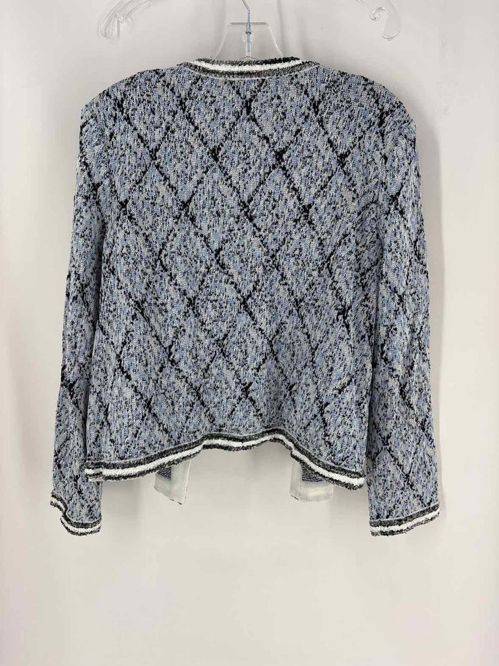 Size L MISOOK Blue Print Sweater