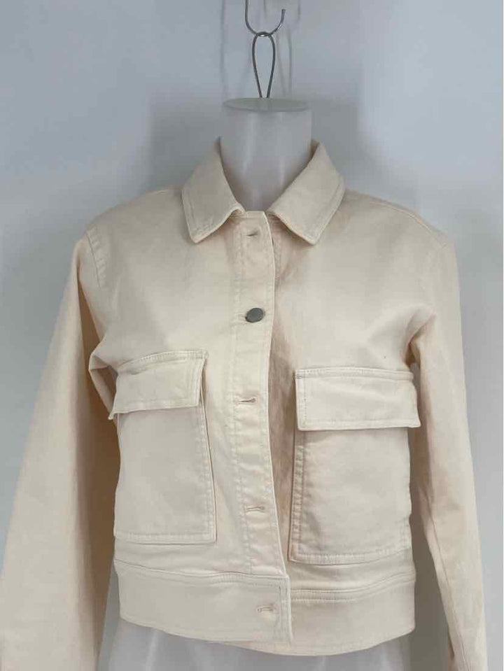 Size XXS Ann Taylor Cream Jacket