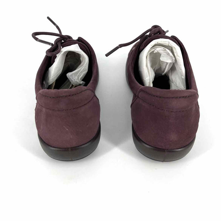 Shoe Size 39 ECCO Burgundy Suede Sneakers