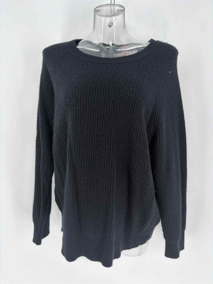 Size XL J Crew Black Cashmere Sweater