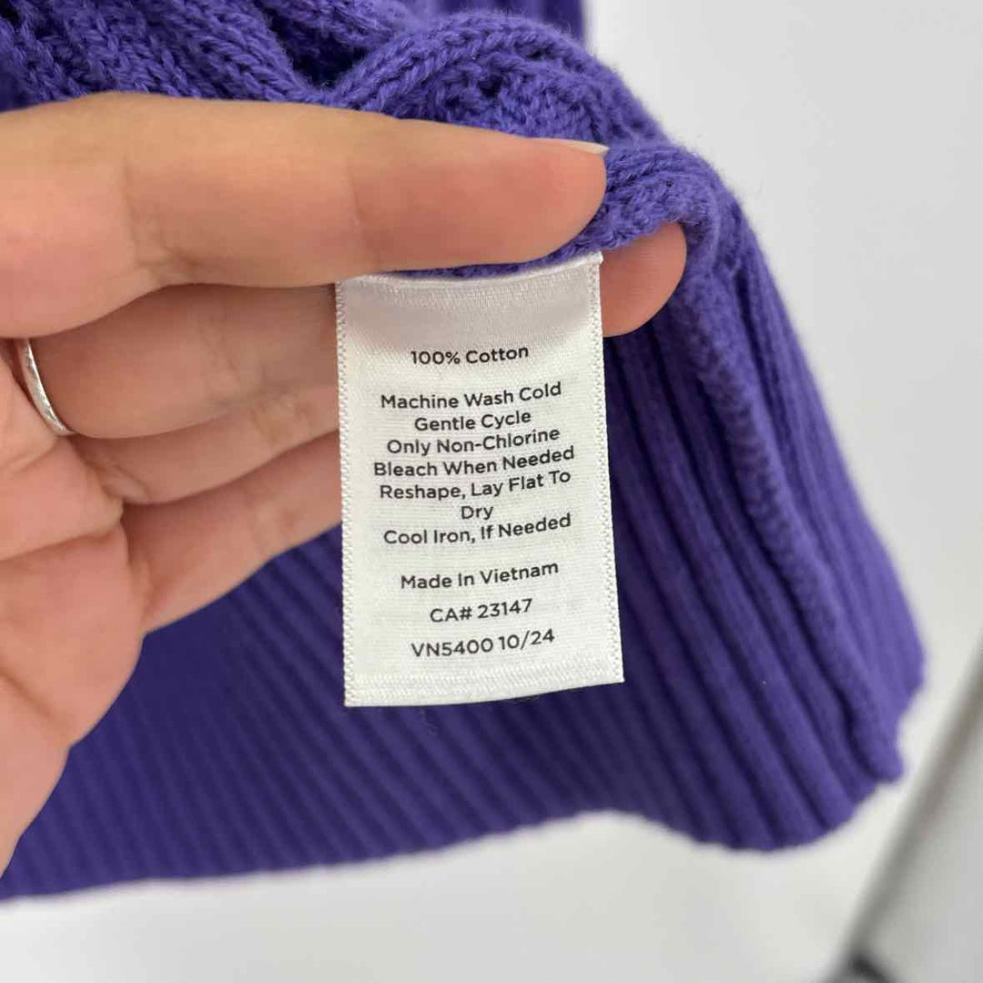 Size L Talbots Purple Sweater
