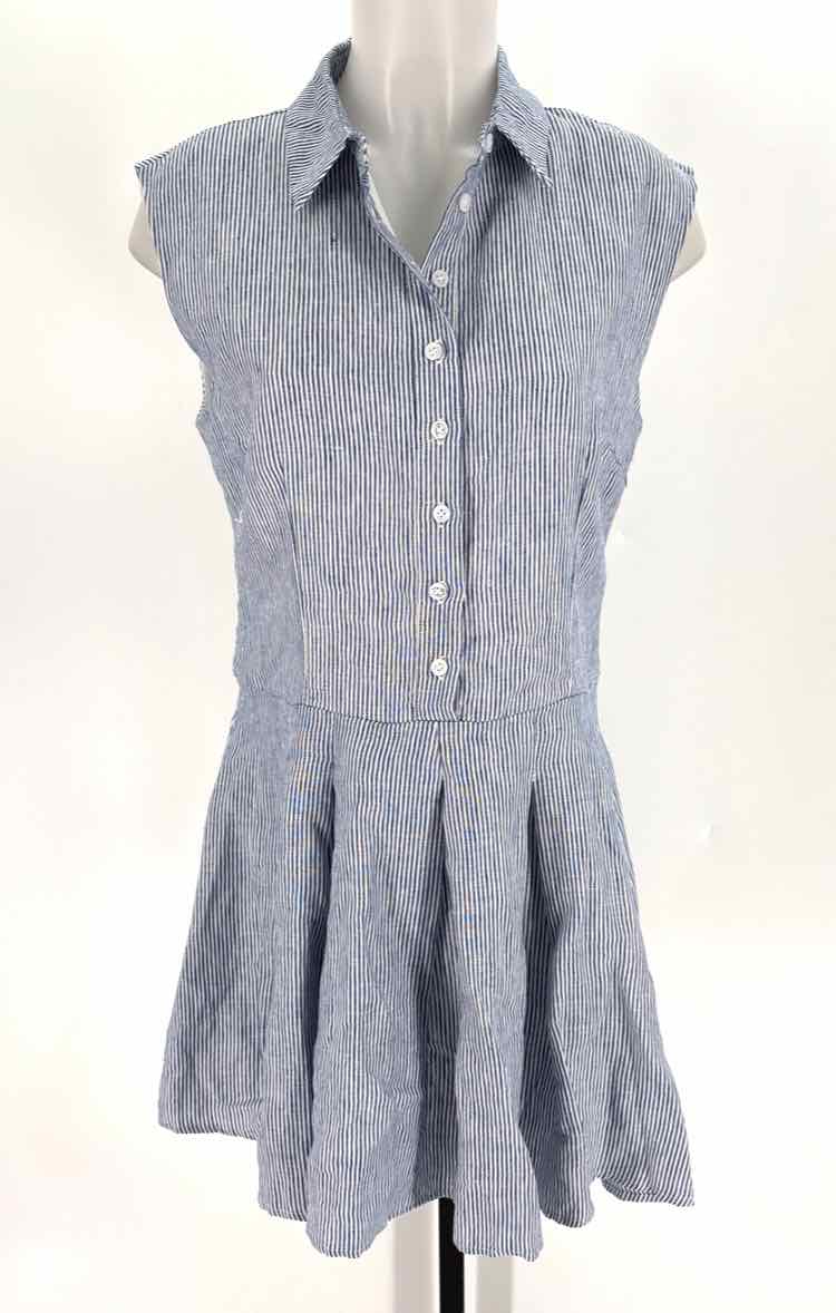 Size L OLIVACEOUS Blue Dress