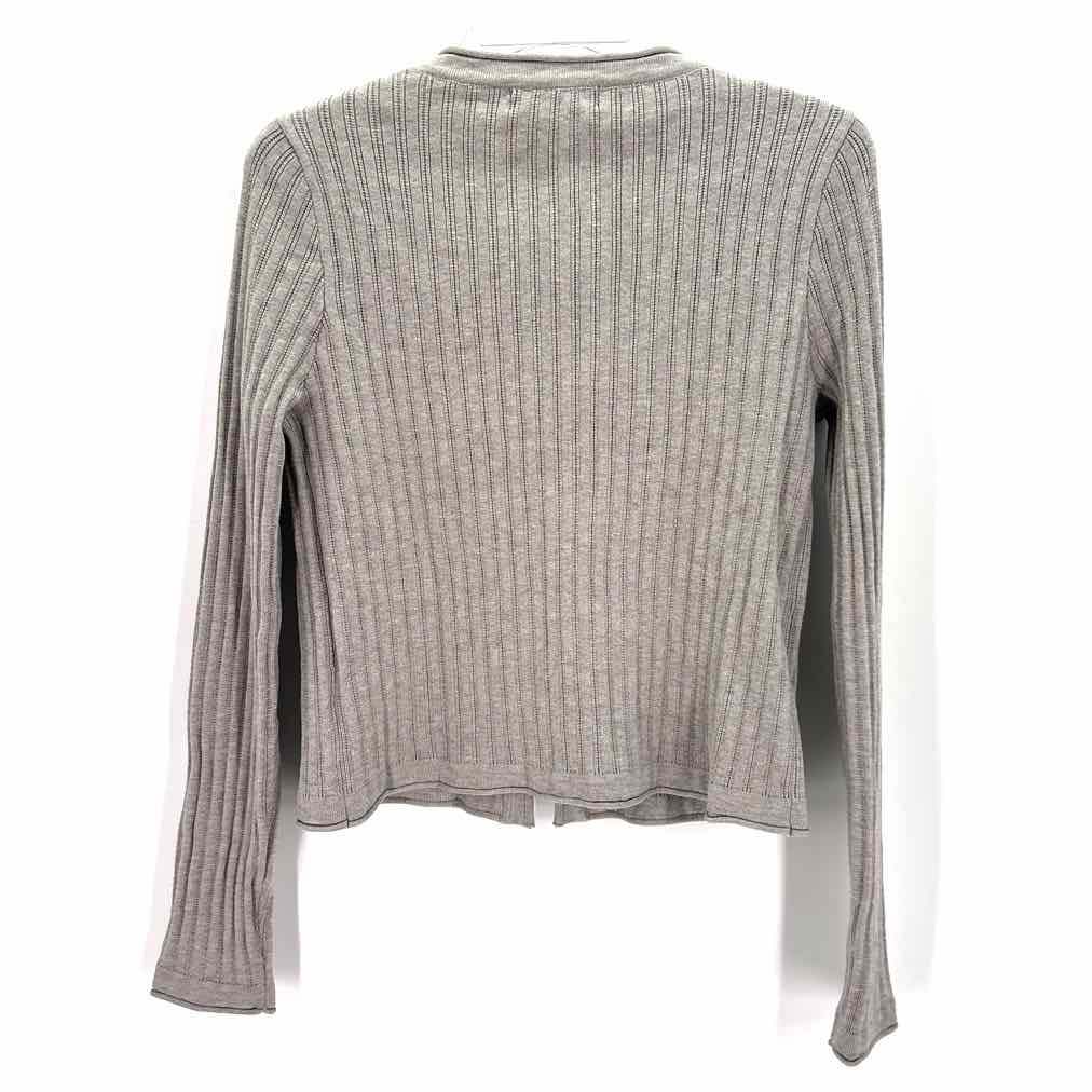 Size L AKIRA Gray Knit Cardigan